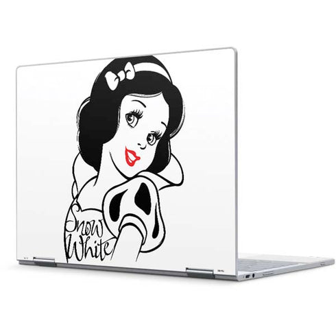 Disney Snow White Black and White Art Pixelbook Skin